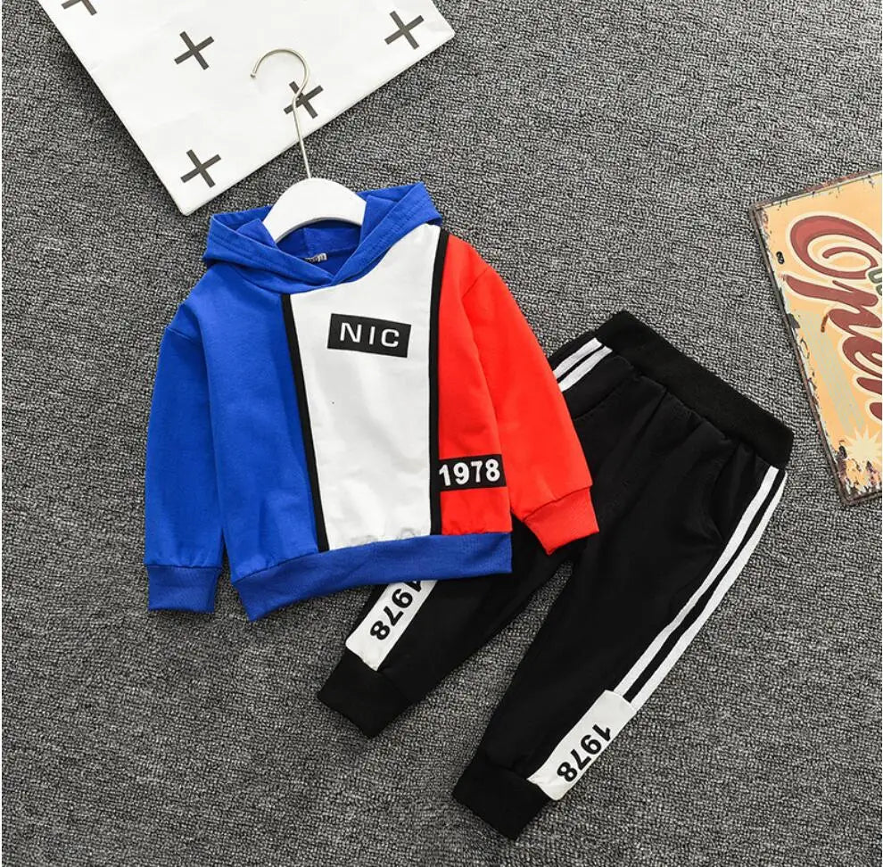 Boy's Sport Tracksuit 2Pcs Outfit