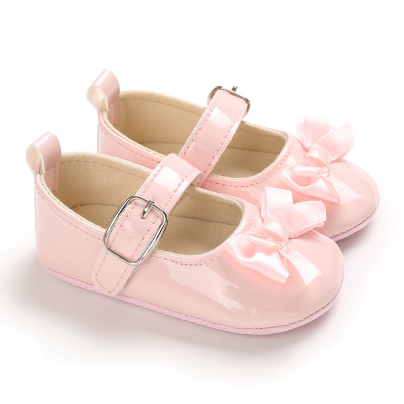 Infant Kids Girls Bowknot Footwear Walking Shoes Outfits 0-18M
