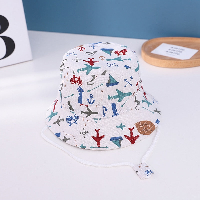 Children's Baby Cotton Cartoon Bucket Hat