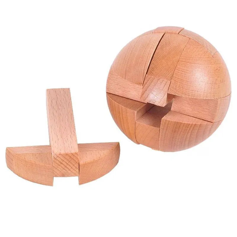 Children's Bamboo 3D Handmade Puzzle Toys