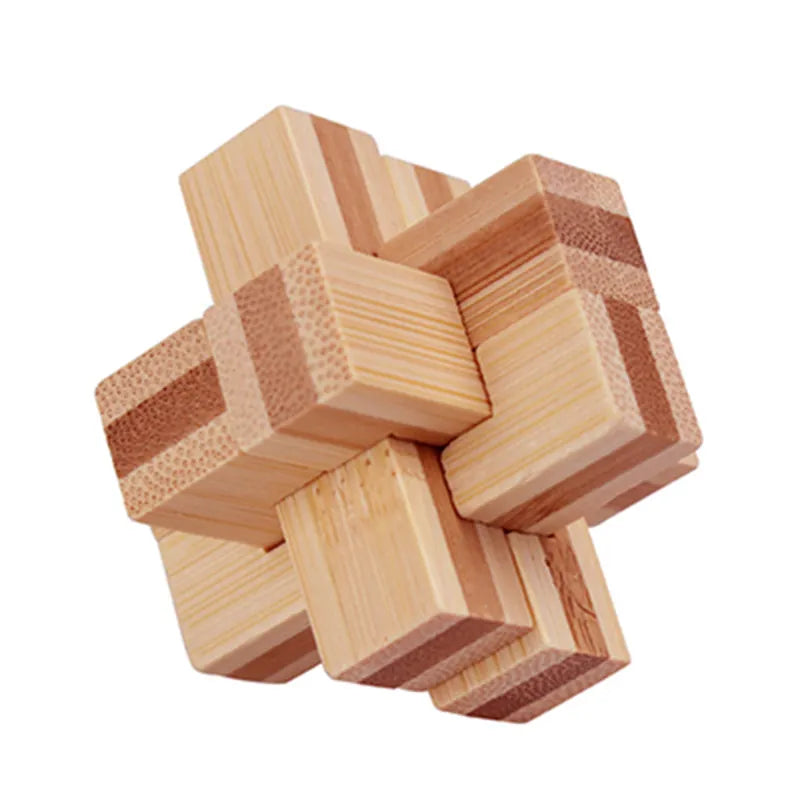 Children's Bamboo 3D Handmade Puzzle Toys