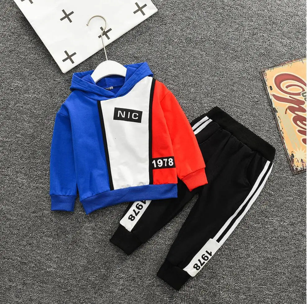 Boy's Sport Tracksuit 2Pcs Outfit