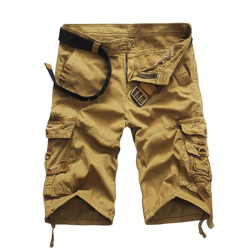Men's Camouflage Cotton Cargo Shorts