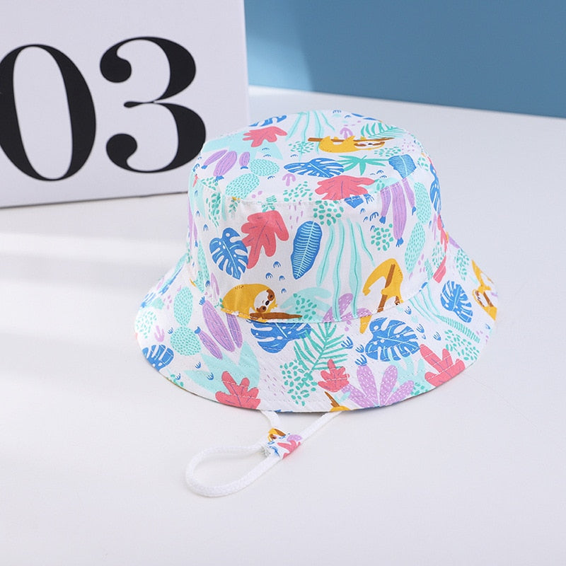 Children's Baby Cotton Cartoon Bucket Hat