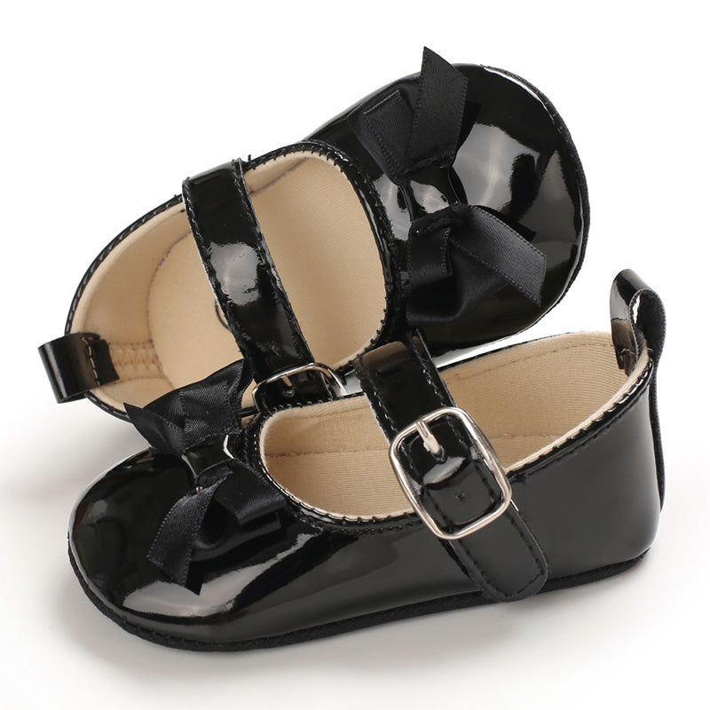 Infant Kids Girls Bowknot Footwear Walking Shoes Outfits 0-18M