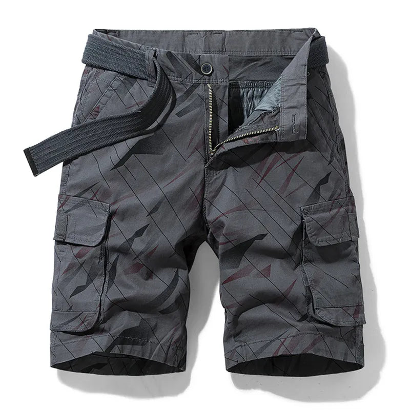 Men's Camouflage Cotton Cargo Shorts