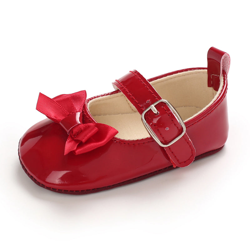 Infant Kids Girls Bowknot Footwear Walking Shoes Outfits 0-18M
