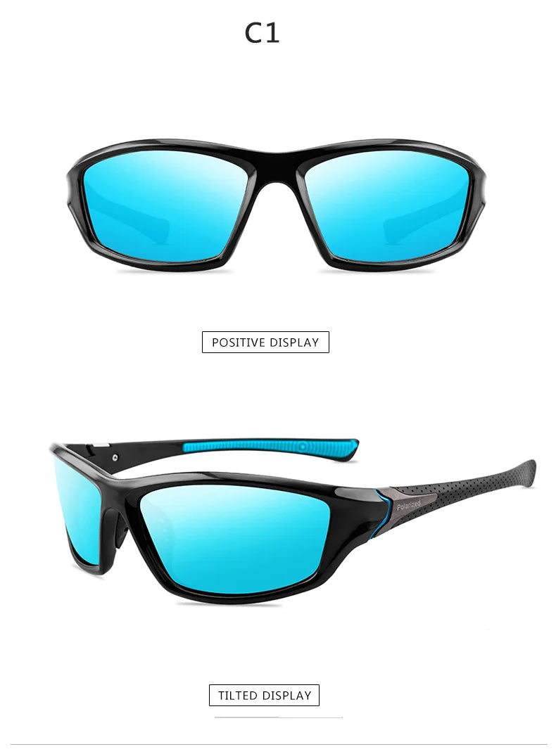 Classic Polarized Sunglasses - Vintage Driving Eyewear with UV400 Protection