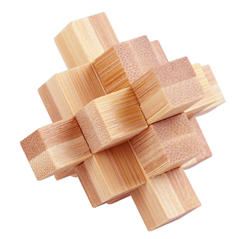 Children's Bamboo 3D Handmade Puzzle Toys