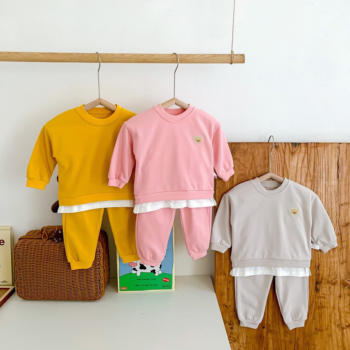 Toddler, Baby Boy Tracksuit 2pcs Outfit Set