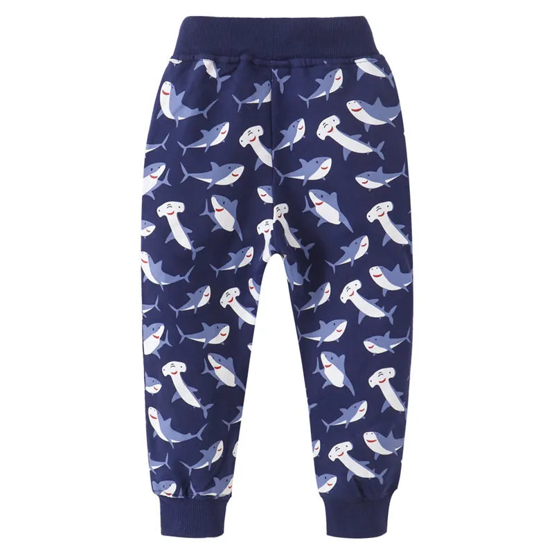 2-7T Boys  Cartoon Print Joggers Trousers