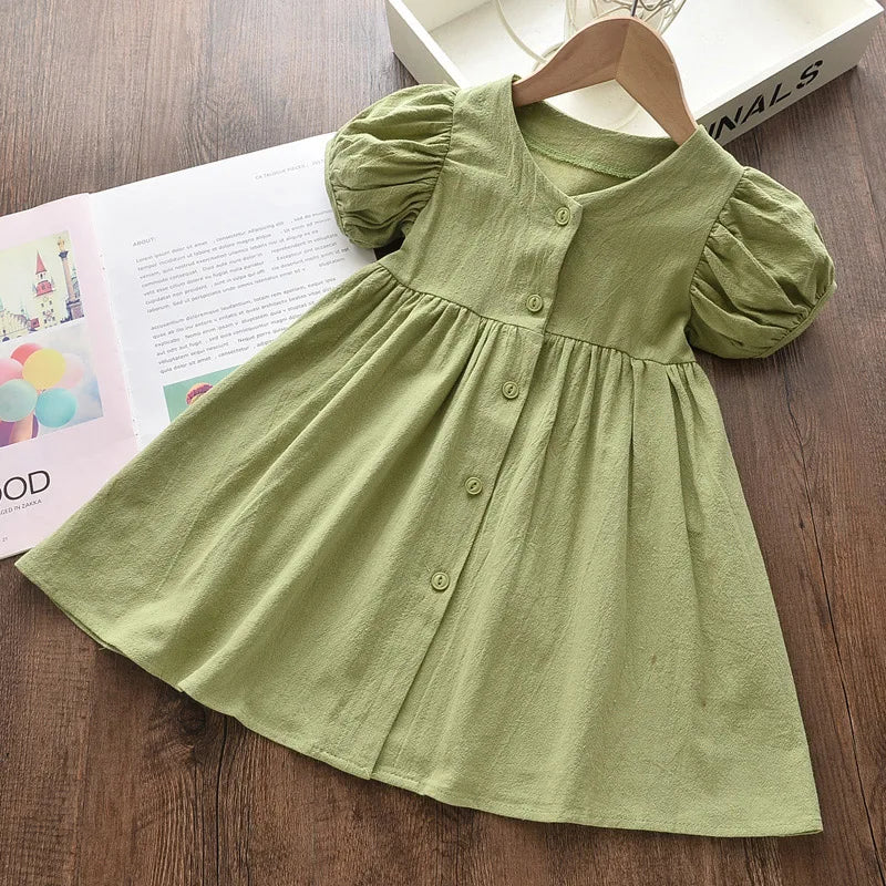 Girl's Princess Hollow Party Dress  For 3 7Y