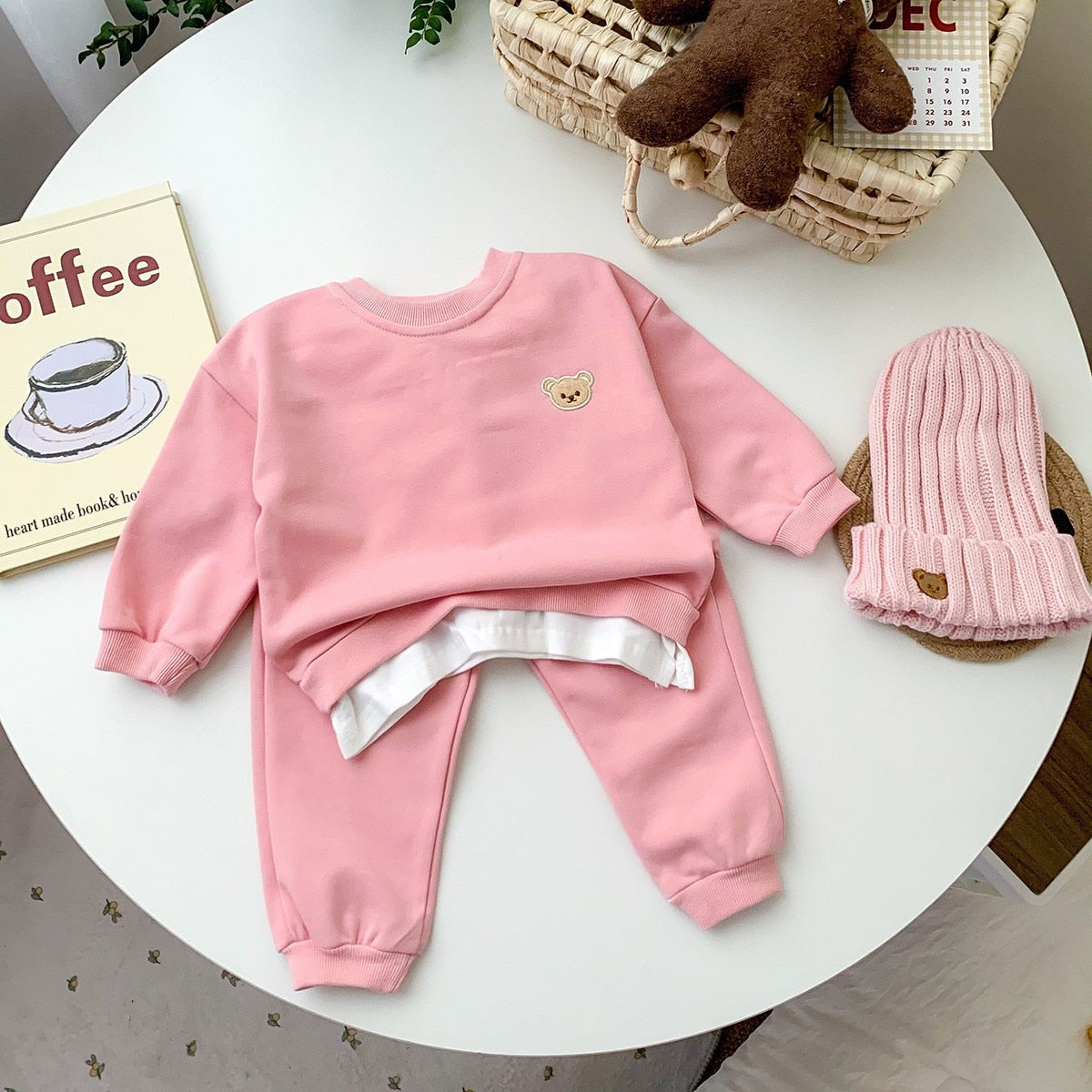 Toddler, Baby Boy Tracksuit 2pcs Outfit Set