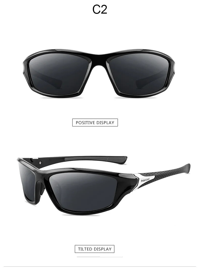 Classic Polarized Sunglasses - Vintage Driving Eyewear with UV400 Protection