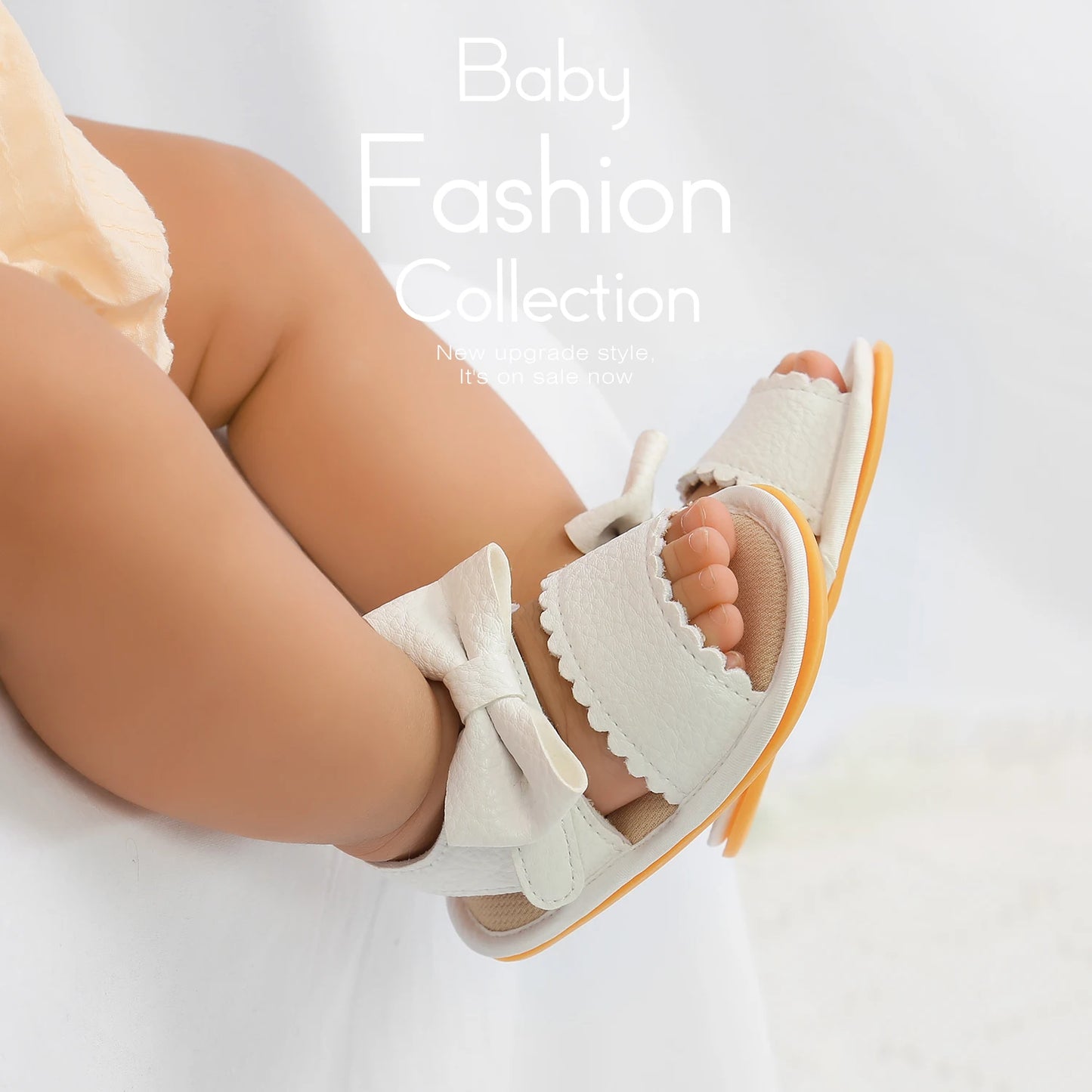 Baby Girls Boys Sandals Bowknot Walking Shoes