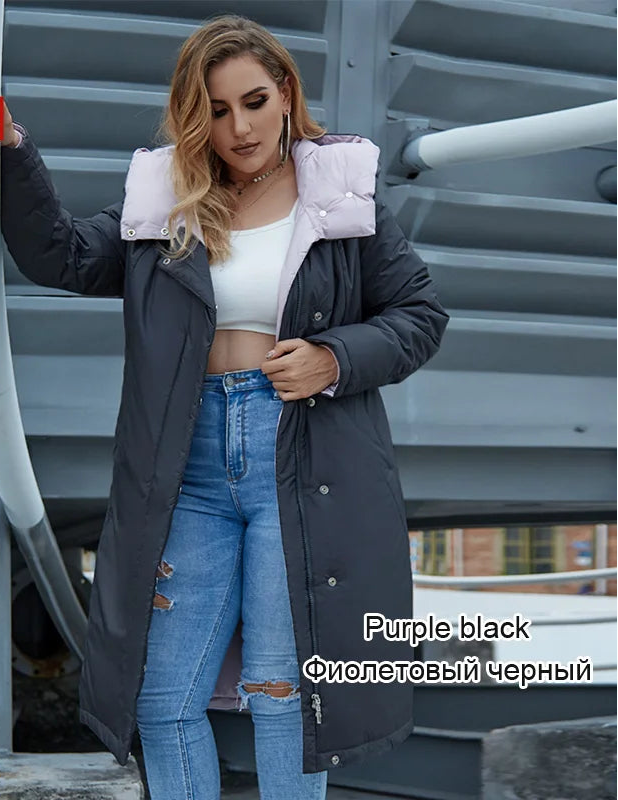 Women's Long Hooded Parka