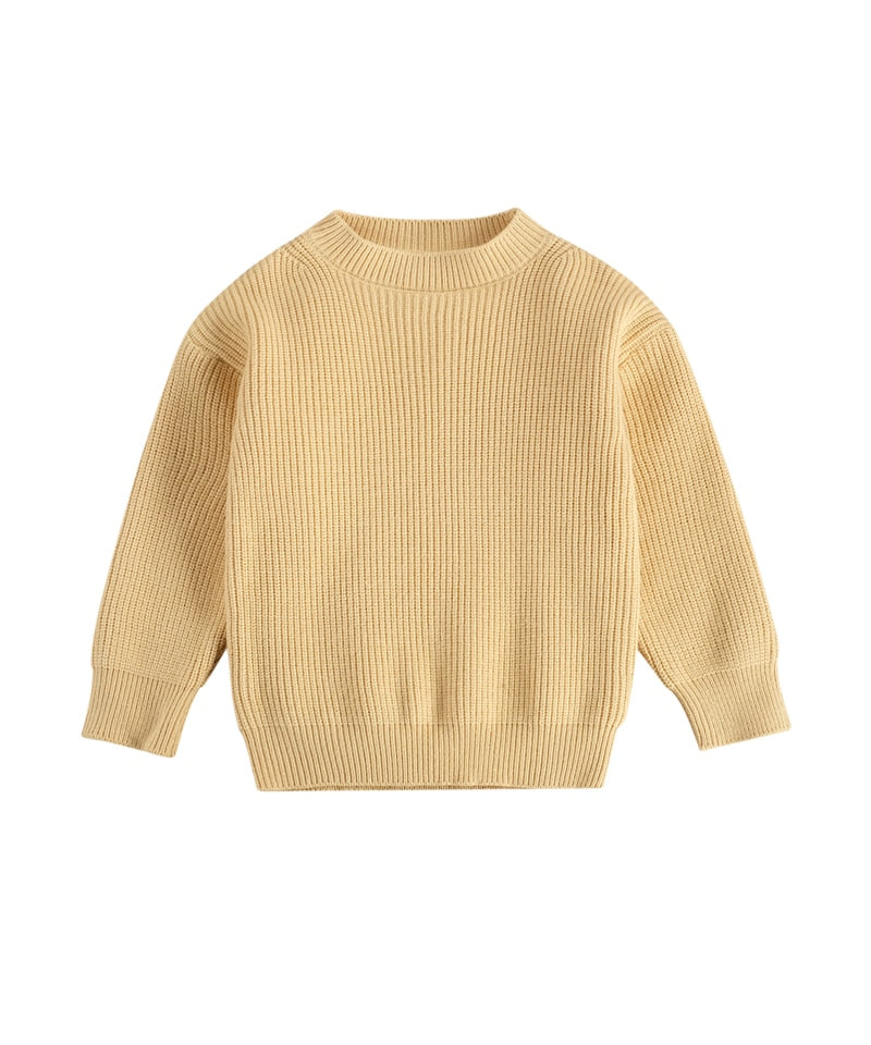 0-6Years Toddler Baby Girl, Long Sleeve Knitted Sweater