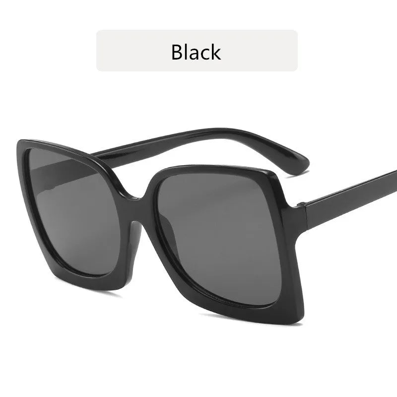 Oversized Cat Eye Sunglasses - Classic Retro Vintage Fashion UV400 for Women