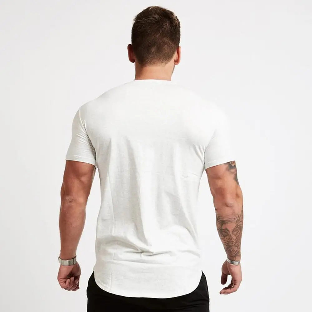 Men Sport Gym Quick Dry Fit Running, Training Fitness  Bodybuilding Workout T-shirt