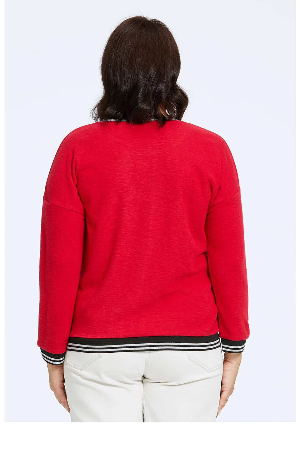 Women's Oversized Flower Embroidery Knitted Jumper