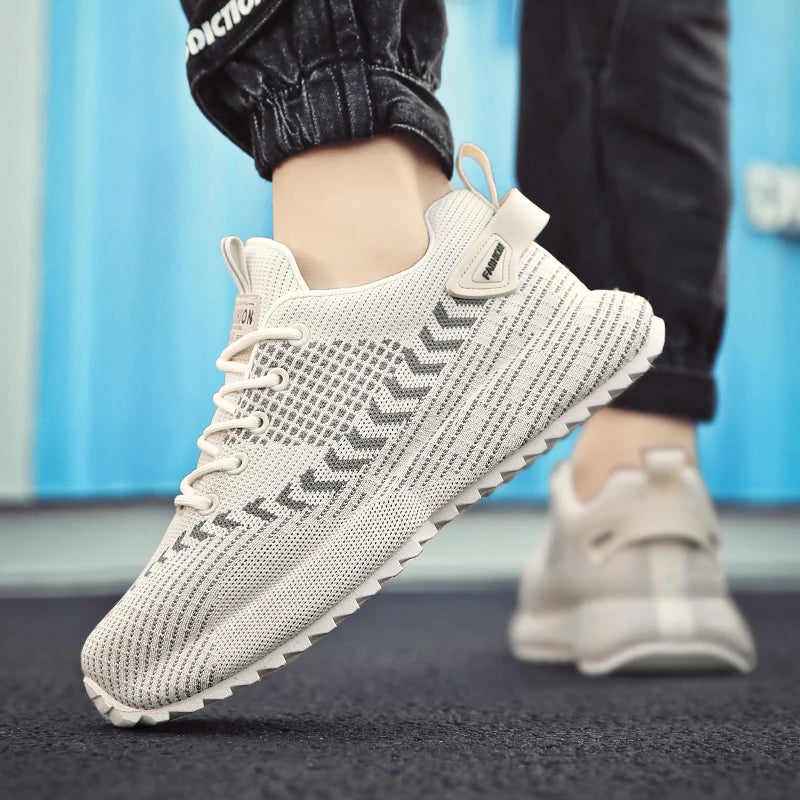 Men's Casual Platform Sports Shoes Breathable Sneakers