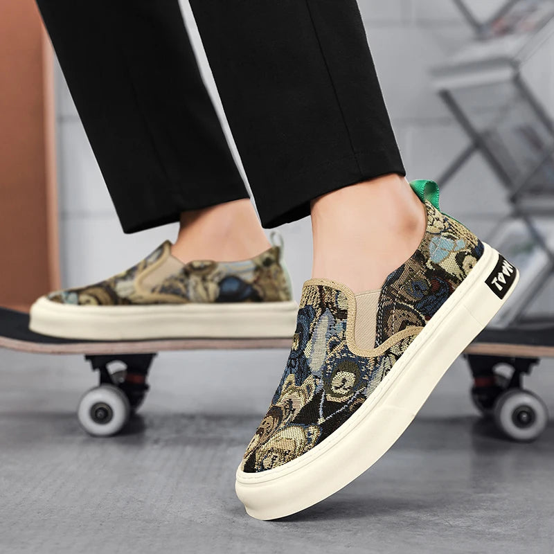 Men's Casual Slip-on Canvas Shoes