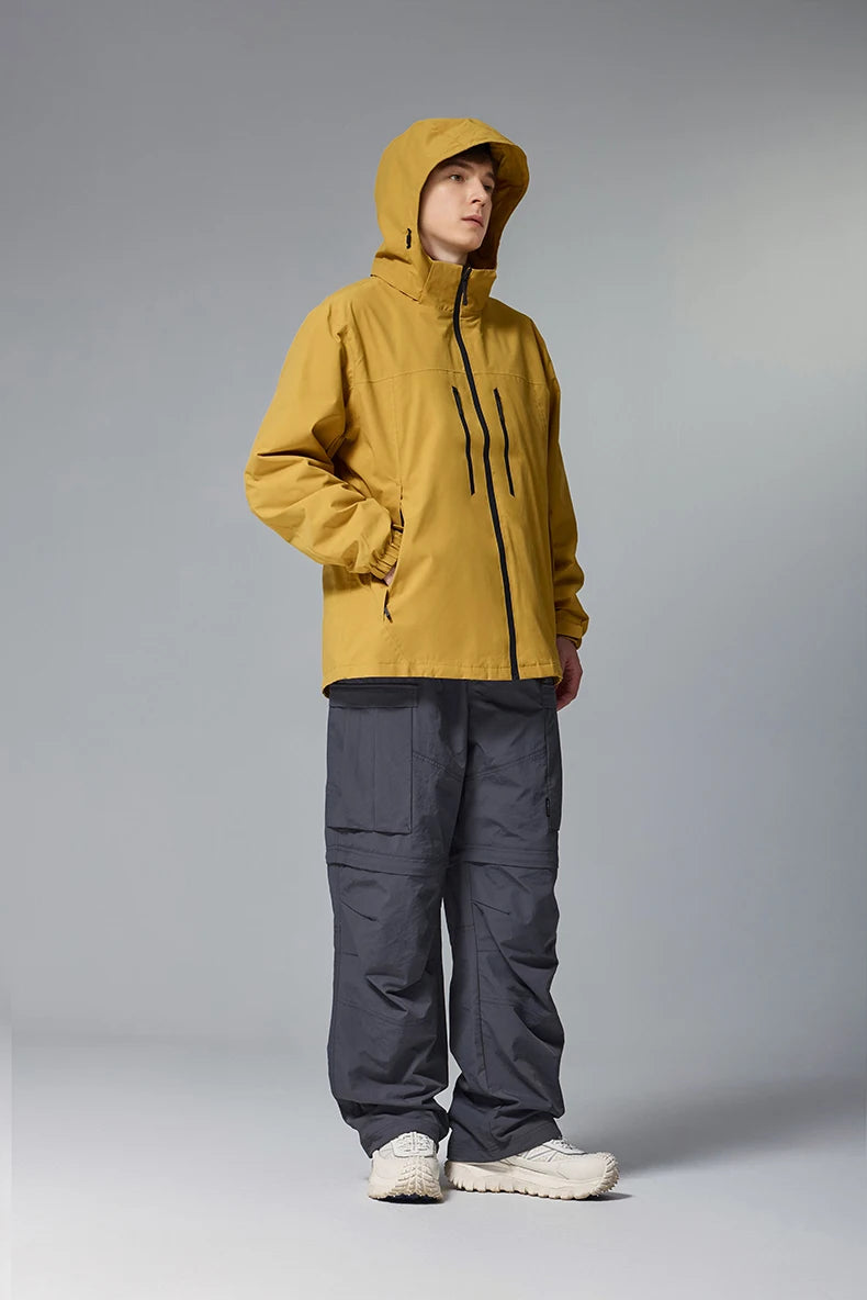 Men's Teflon Waterproof Outdoor Jacket - Breathable Sports Jacket Unisex