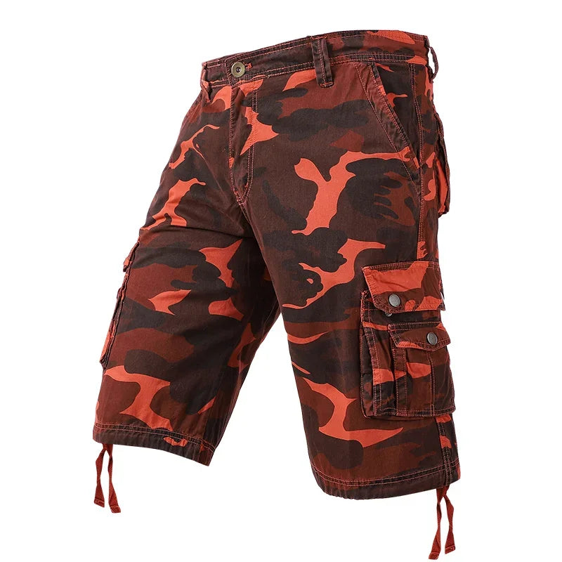 Men's Summer Camouflage Cargo Cotton Military  Casual Shorts