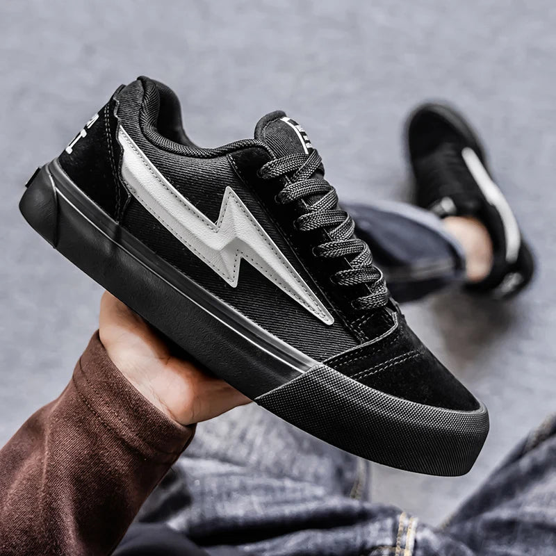 Lightning Design Sneakers - Men's High Performance Running & Basketball Trainers