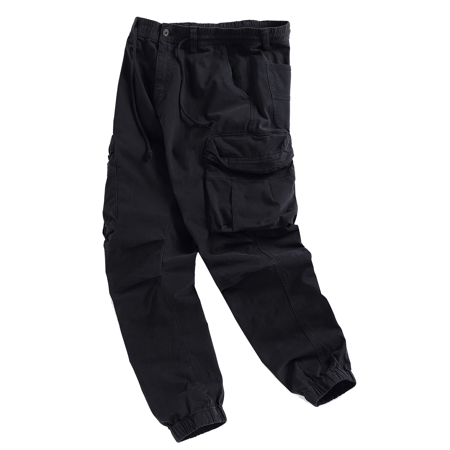 Men's Safari Style Casual Pants - Multi-Pocket Full Length Trousers