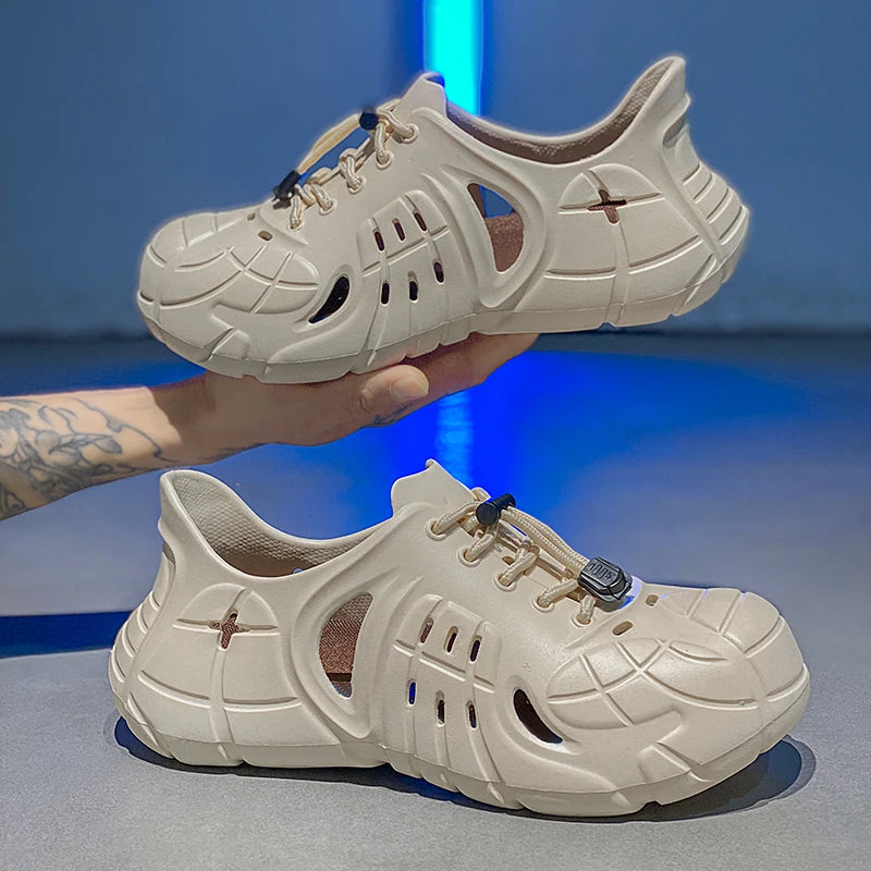 Men's Summer Platform Clogs - Outdoor Water Sandals & Beach Slides