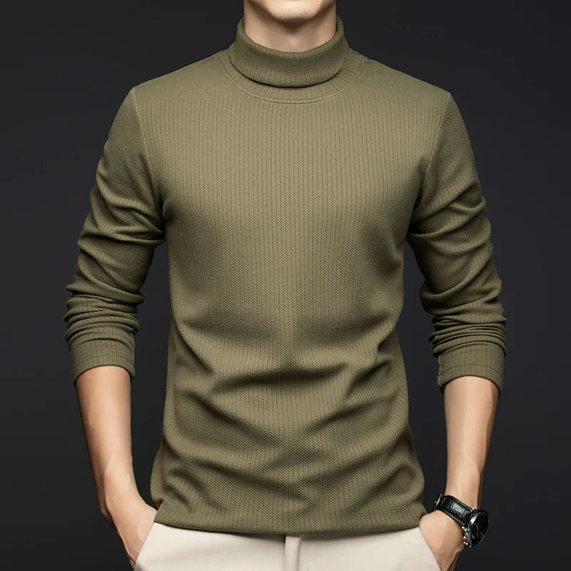 Men's Turtleneck Knitted Sweater