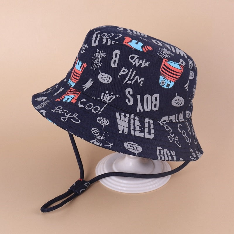 Children's Baby Cotton Cartoon Bucket Hat