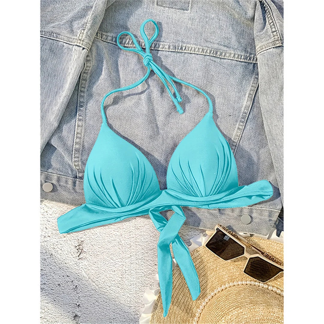 Bra Cup Halter Bikini Top