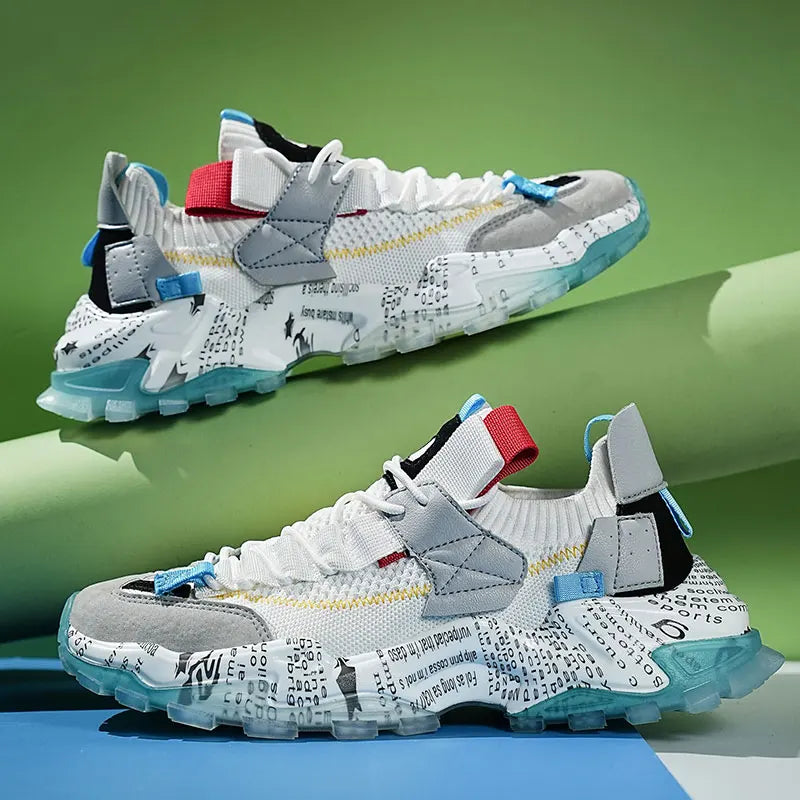 Men's Casual Sneakers | Chunky Sport Running Shoes | Non-slip Platform Shoes