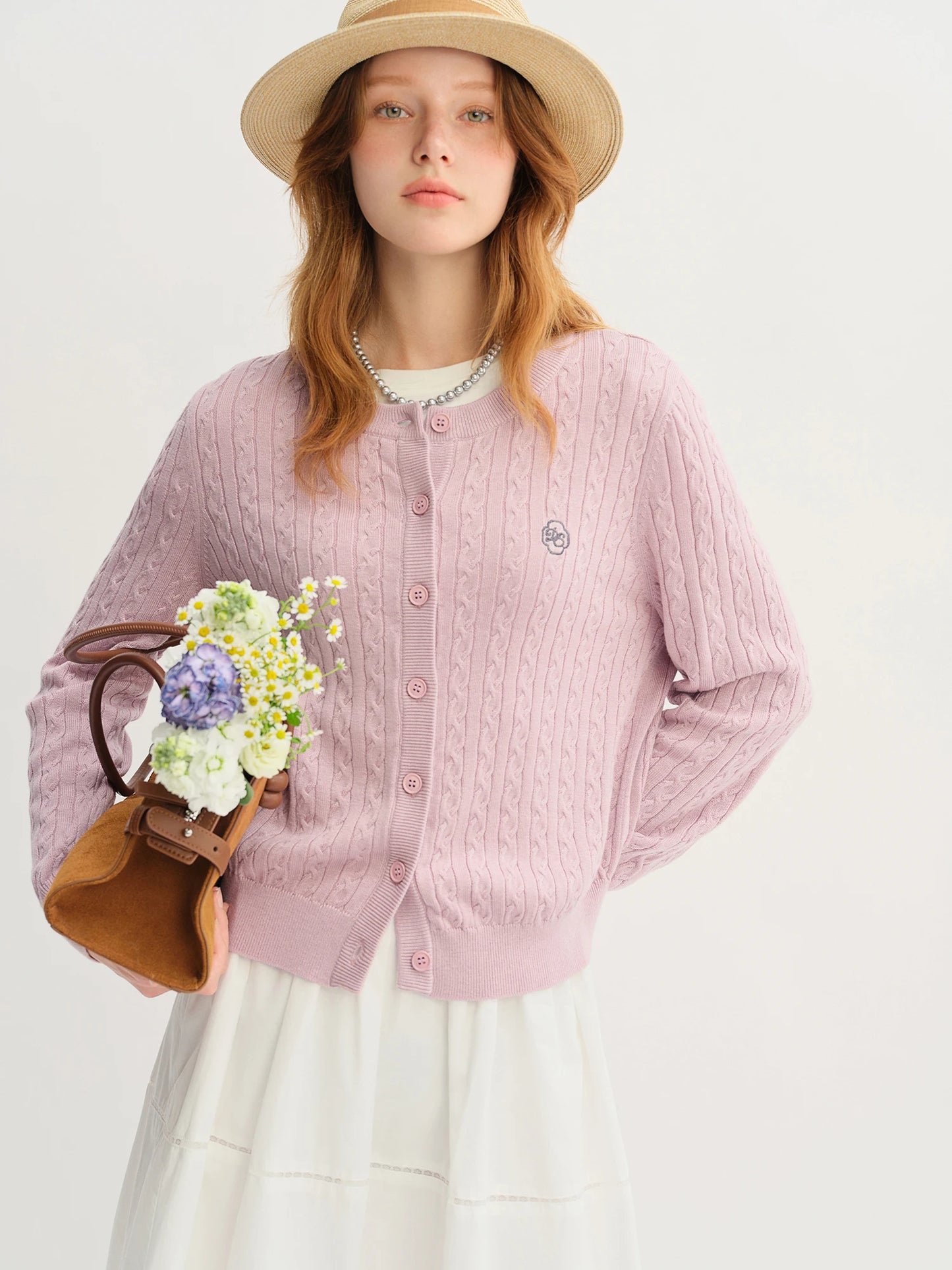 Women's Autumn Long Sleeve Shirt & A-Line Skirt Outfit