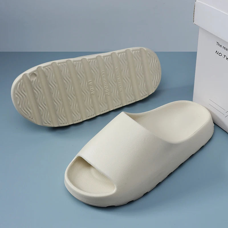 Men's Summer Slippers Beach Sandals  Light Soft Comfortable Non-slip Casual Slides