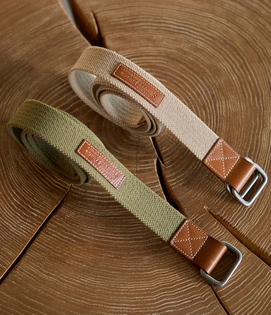 Unisex Double Ring Buckle Belt