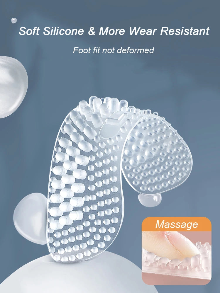 Silicone Heel Stickers Cushions Non-Slip Inserts Pads Foot Heel Care Protector