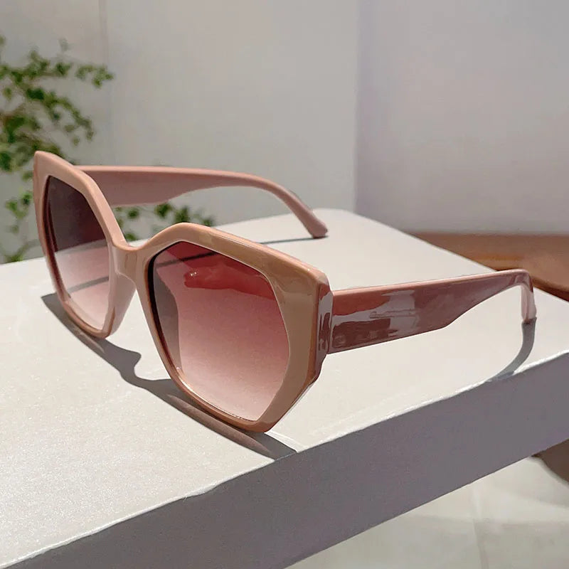 Women's Polygon Gradient Sunglasses