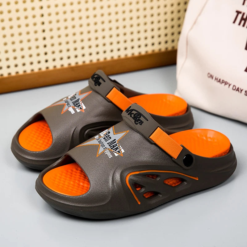 Men's Summer Slippers Platform Casual Sandals Flip Flops Slippers