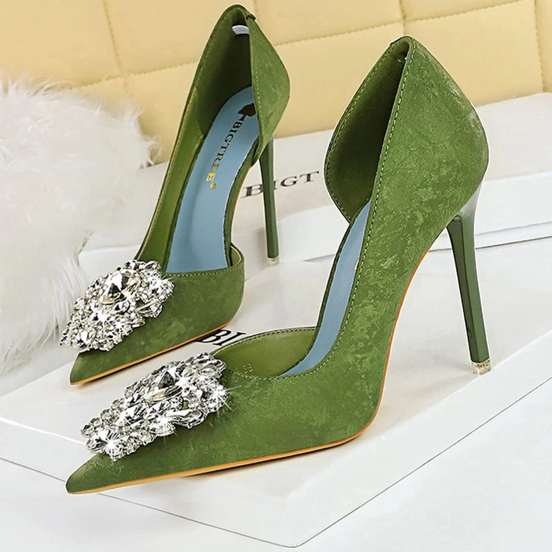 Women's  Rhinestone  Stilettos High Heels