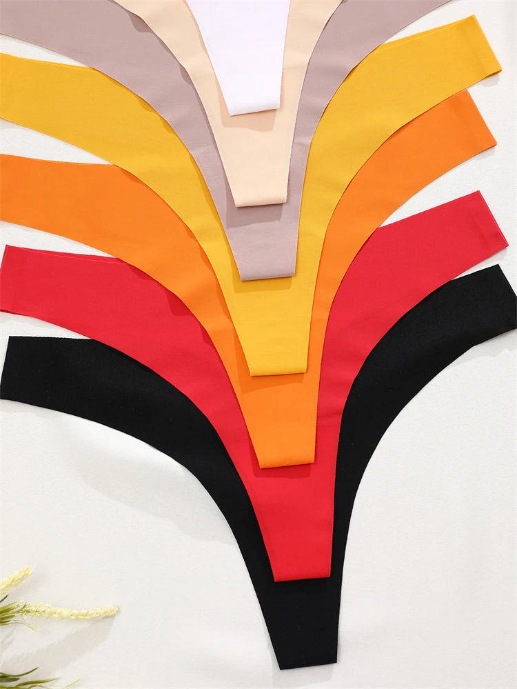 Ice Silk Seamless Thongs 4-Pack