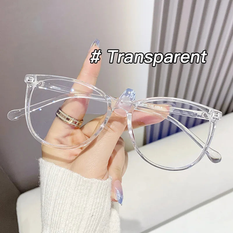Retro Transparent Fashion Glasses - Anti Blue Light Eyeglass Frame