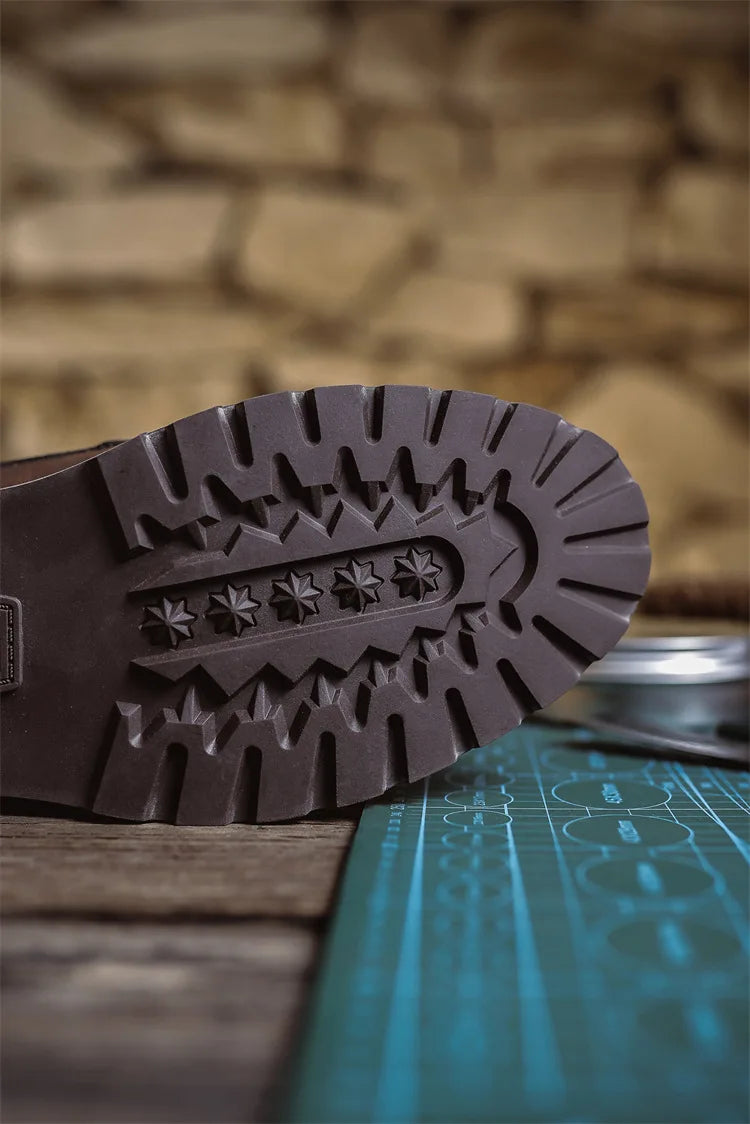 Men's Autumn Platform Boots - High-Top Lace-Up Ankle Sneakers