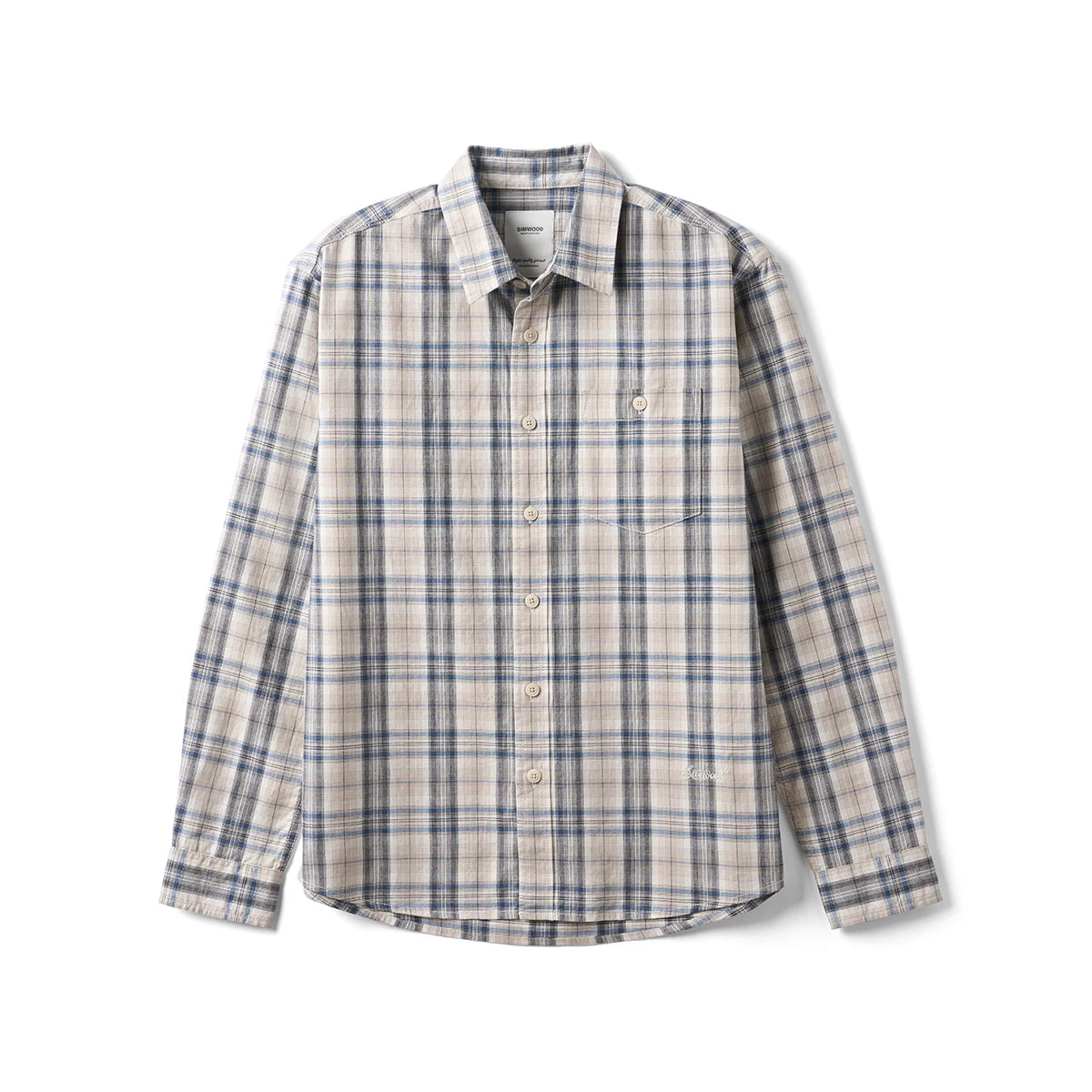 Men's  Premium Cotton Linen Plaid Shirt - 180gsm Oversize Casual