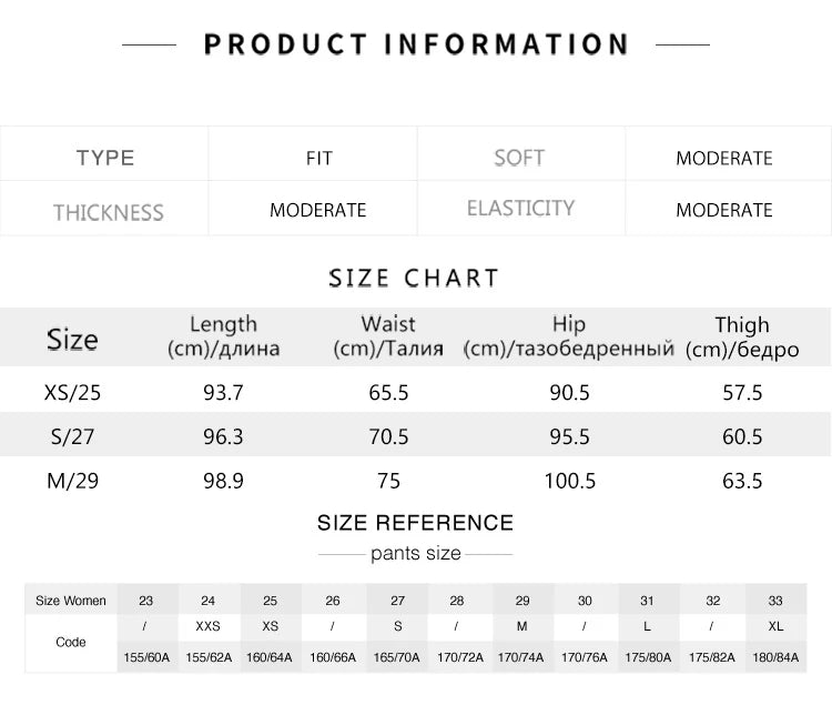 Women's Vintage Washed Tapered Jeans - Brushed Denim Loose Long Fit Winter Pants