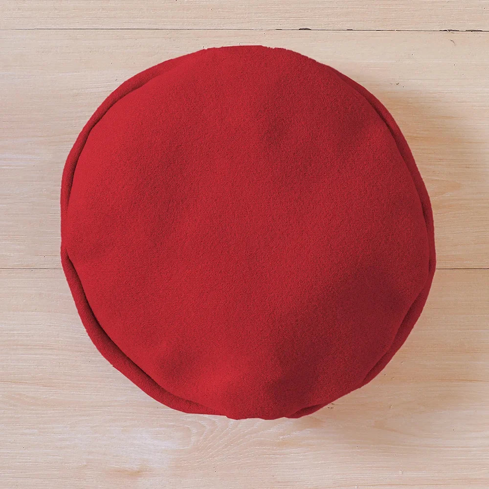 Christmas Red 3 Pieces Dress Set - Baby Girls Winter Outfit with Coat and Hat