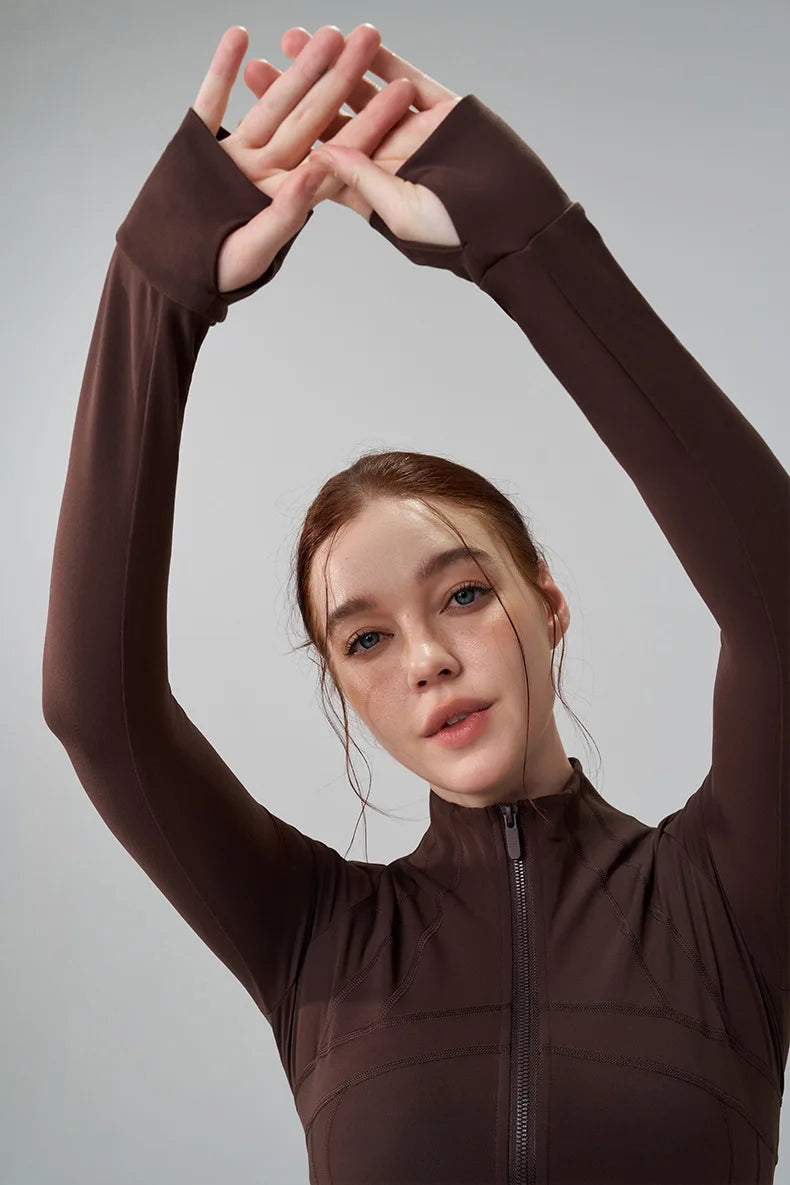 Long Sleeve Crop Top Jacket