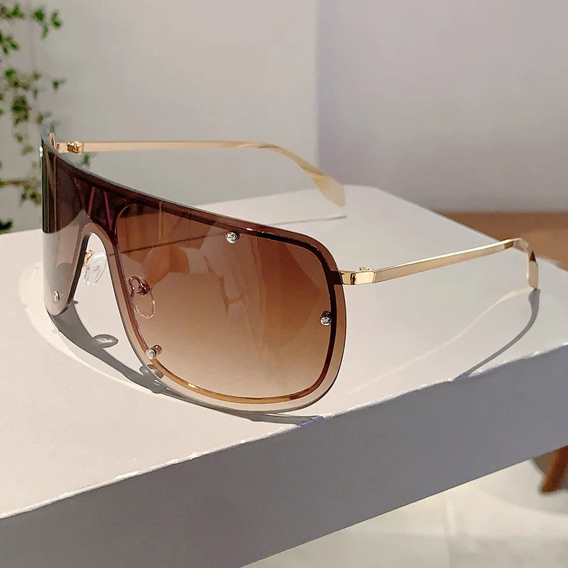 Unisex Pilot Trends Retro Metal Decor Sunglasses